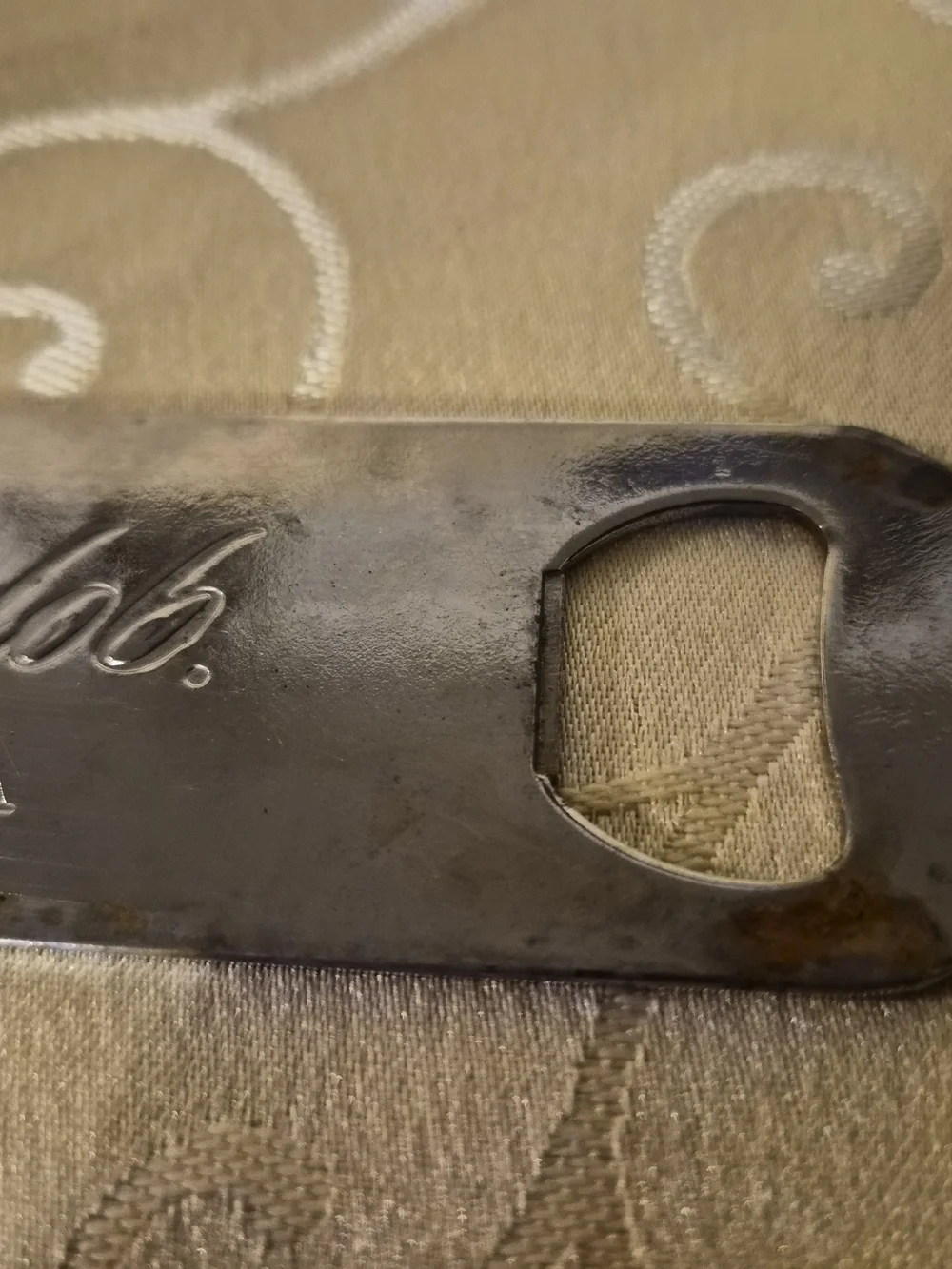 Michelob Ultra Embossed Metal Bottle Opener - Silver Tone